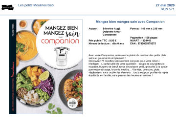 Product information | Dessain Et Tolra Recettes plaisir en 20 min chrono Livre de cuisine Product fiche | Fixfr