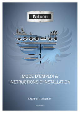 Falcon ESPRIT 110 CM INDUCTION NOIR Piano de cuisson induction Owner's Manual