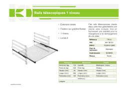 Electrolux télescopiques sur 1 niveau-TR1LV Accessoire four Product fiche