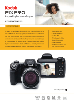 Kodak PixPro AZ525 noir Appareil photo Bridge Product fiche