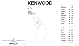 Kenwood Mélangeur délicat AT512 Mélangeur Owner's Manual