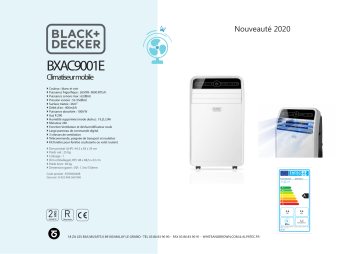 Product information | Black Et Decker BXAC9001E Climatiseur Product fiche | Fixfr
