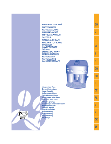 Owner's manual | DeLonghi Magnifica ESAM 3200.S EX:1 S11 Expresso broyeur Manuel du propriétaire | Fixfr