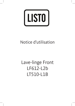 Listo LF612-L2b Lave linge hublot Owner's Manual