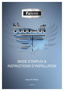 Falcon ELISE90 MIXT GRIS ARDOISE Piano de cuisson mixte Owner's Manual