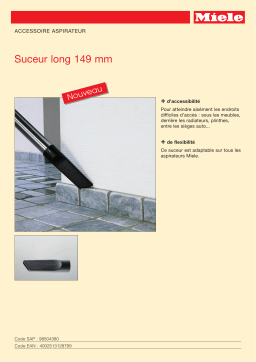 Miele long Suceur Product fiche