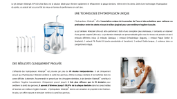 Waterpik WP-100 Hydropulseur Product fiche