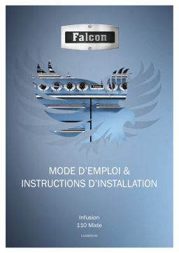 Falcon INFUSION 110CM GRIS ARDOISE/CHRM Piano de cuisson mixte Owner's Manual