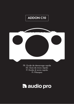 Audio Pro C10 Blanc Enceinte Manuel du propriétaire