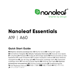 Nanoleaf Essentials Smart Light Bulb-800Lm-RGBW Ampoule connectée Manuel utilisateur