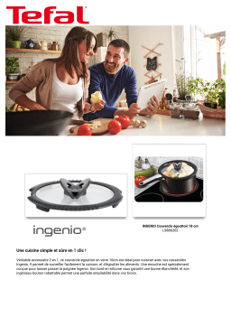 Tefal Ingenio égouttoir 18 cm Couvercle égouttoir Product fiche