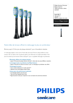 Philips Sonicare - HX9044/33 Brossette dentaire Product fiche