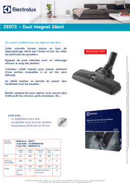 Electrolux ZE072 Brosse Aspirateur | AI Chat & PDF