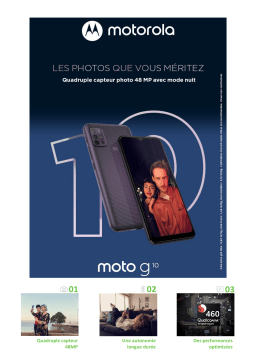 Motorola G10 Gris Smartphone Product fiche