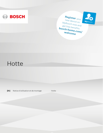 Manuel du propriétaire | Bosch DIB98JQ50 Hotte décorative îlot Owner's Manual | Fixfr