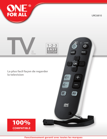 Product information | One For All URC6810 Télécommande universelle Product fiche | Fixfr