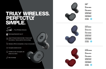 Product information | Skullcandy Sesh Noir Ecouteurs Product fiche | Fixfr