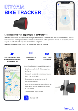 Invoxia Bike Tracker GPS Tracker GPS Product fiche