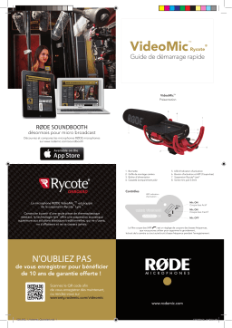 Rode VideoMic R Micro Owner's Manual