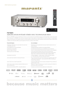 Marantz PM7000N Noir Amplificateur HiFi Product fiche