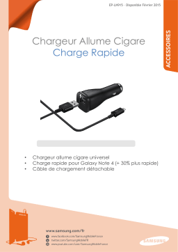 Samsung allume cigare (2A)/Cable Micro USB/AFC Chargeur allume-cigare Product fiche