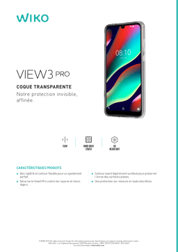 Wiko View 3 Pro Rigide transparent Coque Product fiche