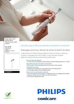 Philips Sonicare - HX6068/11 Brossette dentaire Product fiche