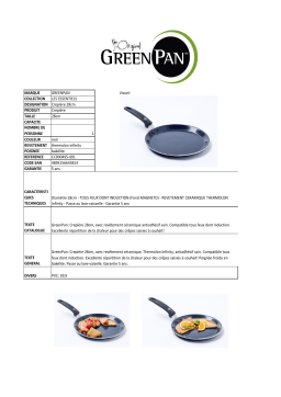 Greenpan diam28cm revêtement céramique Crêpière Product fiche