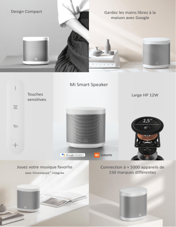 Product information | Xiaomi Mi Smart Speaker Assistant vocal Product fiche | Fixfr