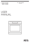 AEG BSE774320M Four encastrable Owner's Manual