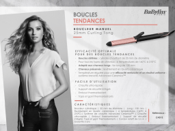 Babyliss C451E ROSE QUARTZ 25MM TONG Fer à boucler Product fiche