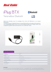 Real Cable IPLUG-BTX Adaptateur bluetooth Product fiche