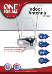 One For All SV9360 Noire Antenne int&eacute;rieure Product fiche