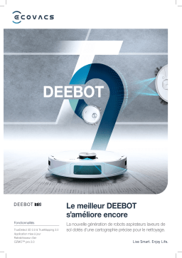 Ecovacs DEEBOT T9 Robot Aspirateur Laveur Product fiche