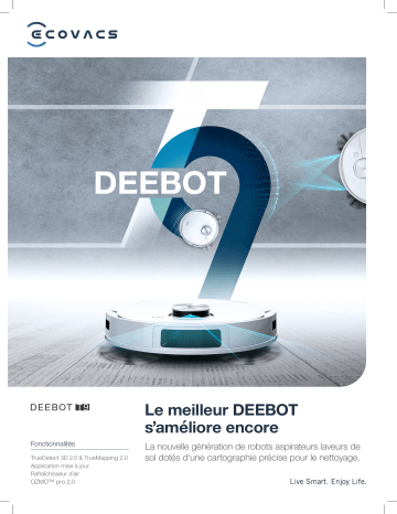 Product information | Ecovacs DEEBOT T9 Robot Aspirateur Laveur Product fiche | Fixfr