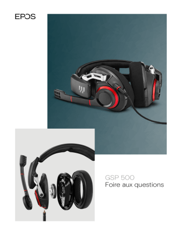 Product information | Epos Sennheiser GSP 500 Casque gamer Product fiche | Fixfr