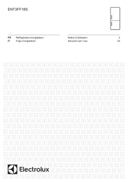 Electrolux ENT3FF18S Réfrigérateur 2 portes encastrable Manuel du propriétaire