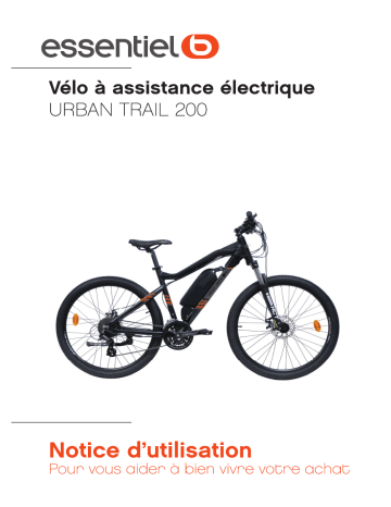 Manuel du propriétaire | Essentielb Urban Trail 200 noir Vélo électrique Owner's Manual | Fixfr