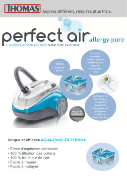 Thomas PERFECT AIR ALLERGY PUR Aspirateur laveur Product fiche