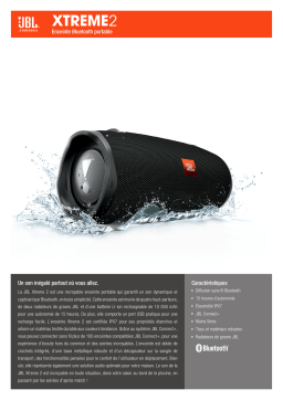 JBL Xtreme 2 Noir Enceinte Bluetooth Product fiche