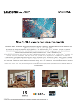 Samsung Neo QLED QE55QN85A 2021 TV QLED Product fiche