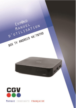 CGV Expand. Passerelle multimédia Owner's Manual