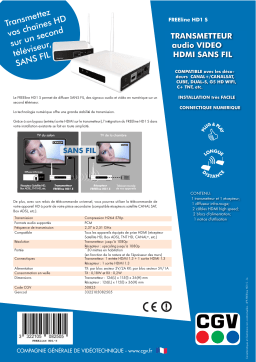 CGV FREEline HD1S Transmetteur vidéo Product fiche