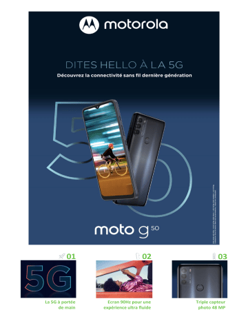 Product information | Motorola G50 Gris Smartphone Product fiche | Fixfr