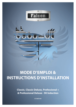 Falcon CLASSIC90 INDUCTION ROUGE AIRELLE CHRM Piano de cuisson induction Owner's Manual