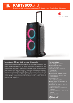 JBL PartyBox 310 Enceinte sono Product fiche