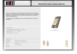 TNB micro USB Charge à induction Patch induction Product fiche