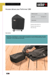 Weber de luxe pour BBQ Performer GBS Housse barbecue Product fiche
