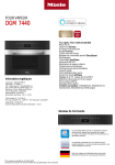 Miele DGM 7440 Inox / CleanSteel Four encastrable Product fiche