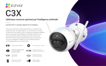 Product information | Ezviz C3X Caméra de sécurité Product fiche | Fixfr